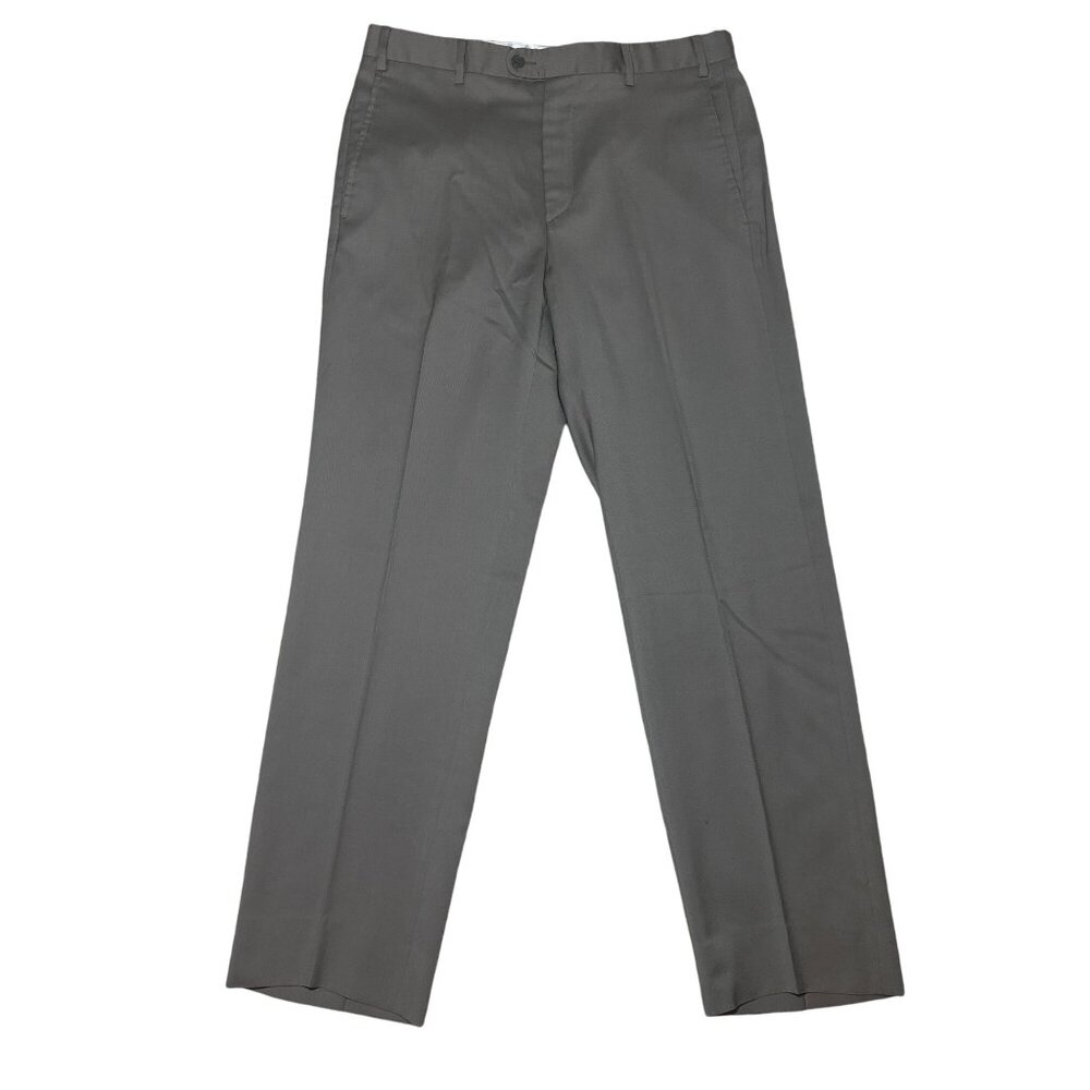 Zanella $350 Wool Dress Pants‎ Men's W33x31 Todd Trousers Khaki Italy MINT